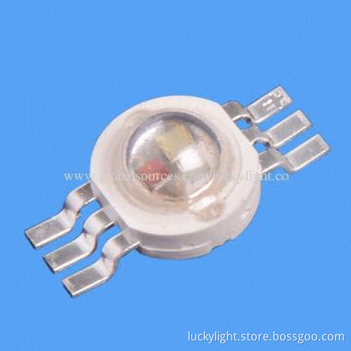 1W High-power RGB SMD LED Diode Lamp, Super High-flux Output and High-luminance